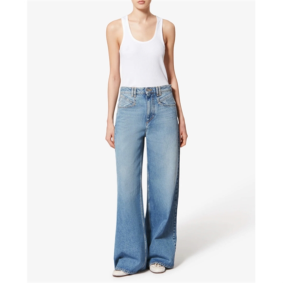 Isabel Marant Etoile Lemony Jeans, Light Blue